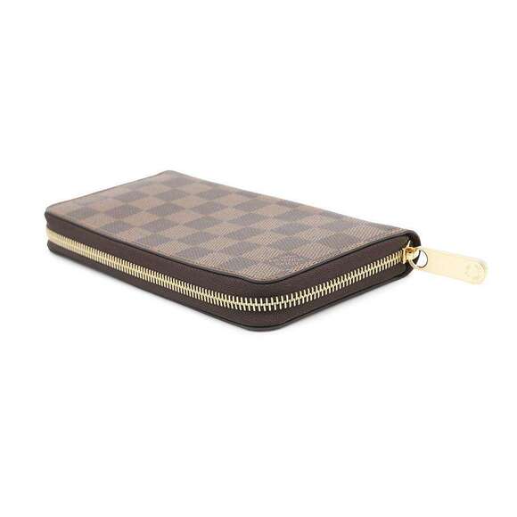 Louis Vuitton Damier Ebene Brown Zippy Wallet Long - Picture 2 of 9